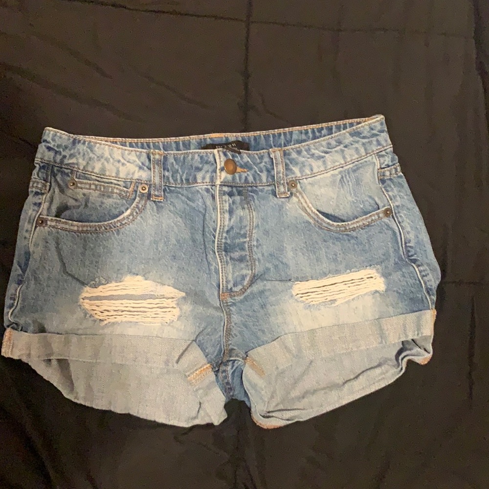 Denim shorts